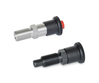Rändelbolzen M10 2x KINETIK MSystem Edelstahl-Rastbolzen M8–M20 – Arretierbar, Federnd, Rostfrei, Made In Germany Abstandsbolzen Kunststoff